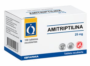 AMITRIPTILINA 25MG x 100 TABLETAS
