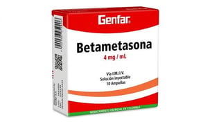 BETAMETASONA 4 MG/ML SOL. INYECTABLE X 10 AMPOLLAS