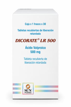 DICORATE LR 500 MG X 30 TABLETA RECUBIERTA LIBERACION RETARDADA