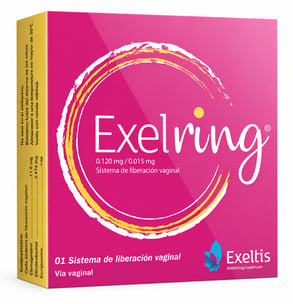 EXELRING 0.120 MG / 0.015 MG X 1 ANILLO VAGINAL