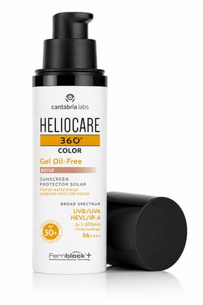 FOTOPROTECTOR HELIOCARE 360° GEL OIL-FREE TONO BEIGE SPF 50+ FRASCO X 50 ML