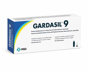 GARDASIL 9 X 1 VIAL SUSPENSIÓN INYECTABLE