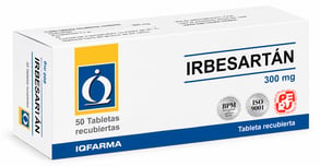 IRBESARTAN 300MG X 50 TABLETAS