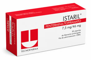 ISTARIL 7.5/46MG: FENTERMINA TOPIRAMATO X 30