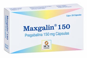 MAXGALIN 150 MG X 30 CAPSULAS