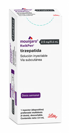 MOUNJARO KWIKPEN 2.5MG-0.6ML SOLUCIÓN INYECTABLE