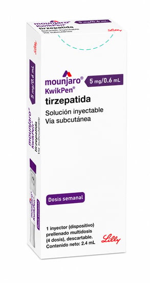 MOUNJARO KWIKPEN 5 MG / 0.6 ML X 1 SOLUCIÓN INYECTABLE