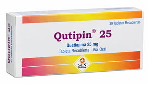 QUTIPIN 25 MG X 30 TABLETAS RECUBIERTAS