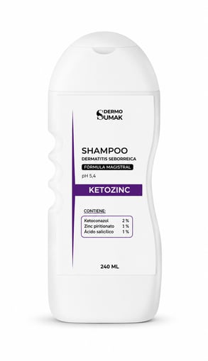 SHAMPOO KETOZINC CON KETOCONAZOL SIN SAL X 350ML