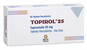 TOPIROL 25 MG X 30 TABLETAS RECUBIERTAS