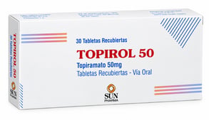TOPIROL 50 MG X 30 TABLETAS RECUBIERTAS