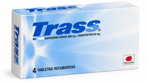 TRASS 500MG/85MG X 4 TABLETAS