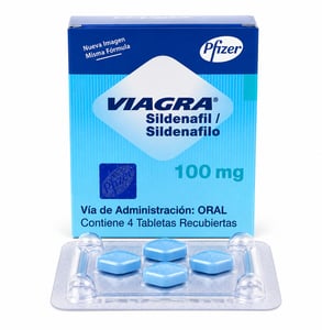VIAGRA 100 MG X 4 TABLETAS RECUBIERTAS