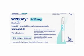 WEGOVY 0.25 MG / 1.5 ML X 1 SOLUCIÓN INYECTABLE