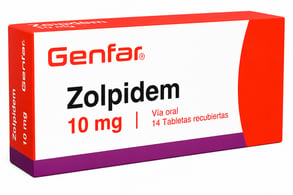 ZOLPIDEM 10MG X 14 TABLETAS